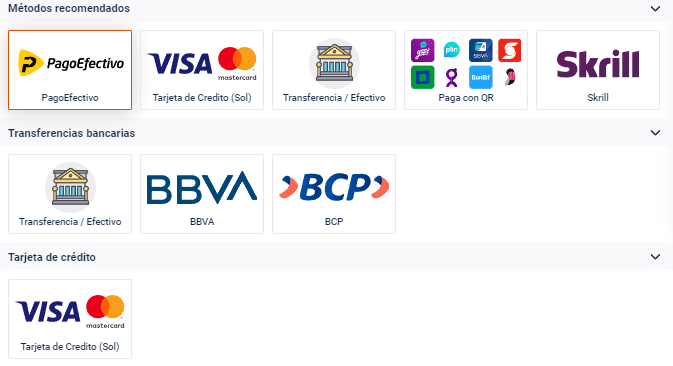 Metodos de Pago Tonybet