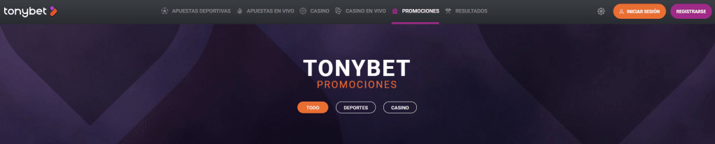 promociones tonybet