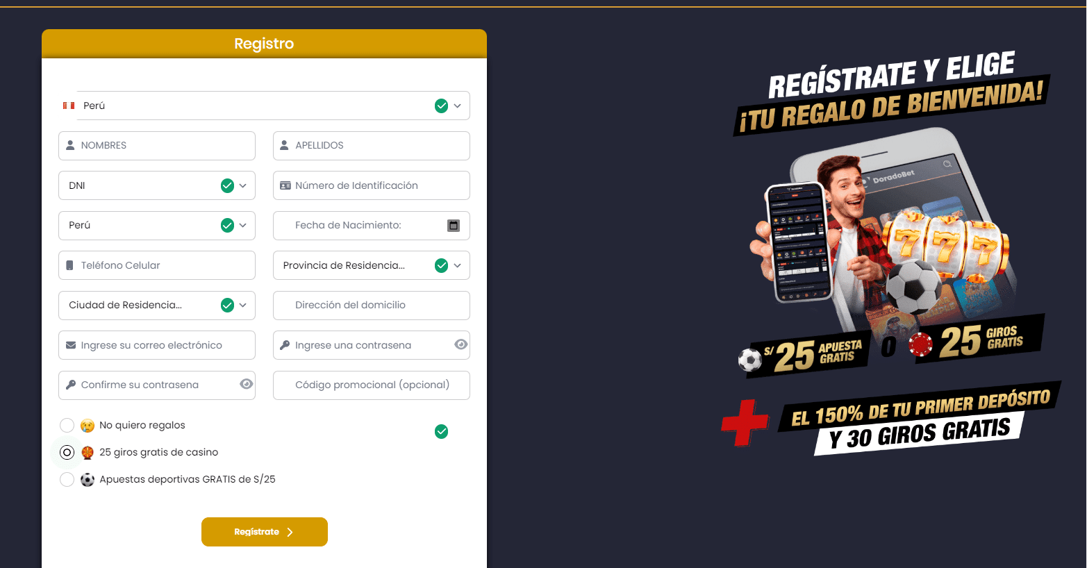 doradobet descargar apk