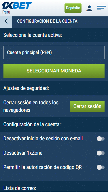 cuenta 1xbet app